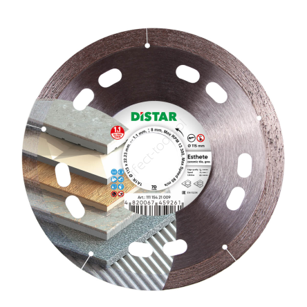 Tarcza diamentowa DISTAR 1A1R D7 ESTHETE 115