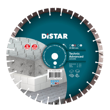 DiSTAR DIAMENTOWA TARCZA 1A1RSS 350mm TECHNIC ADVANCED