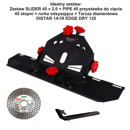 Zestaw SLIDER 45 v 2.0 + Tarcza diamentowa EDGE DRY 125